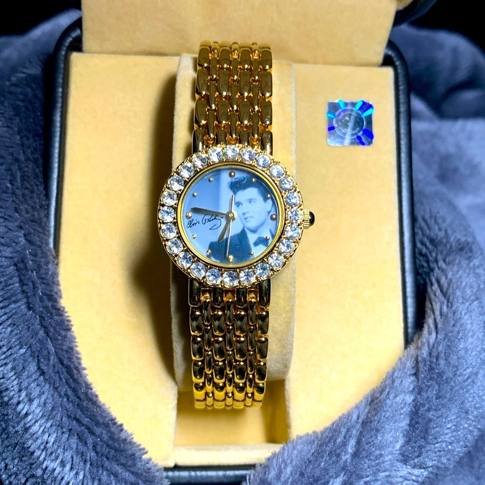The Valdawn Watch Company, Elvis Presley Authentic Gold Signature Watch, NWT
